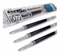 4 X Pentel Energel 0.7mm Ricarica Metallo Punta LR7 - BL77/BL57/BL37 Ecc. - 12