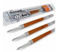 4 X Pentel Energel 0.7mm Ricarica Metallo Punta LR7 - BL77/BL57/BL37 Ecc. - 12