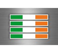 4 x per Auto Adesivi, Moto, Auto Tuning Irlanda Bandiera Irlandese