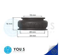 4 X per BMW 5er 7er E39 E60 E68 Giunto di Supporto Manicotto Gomma 19 28 16