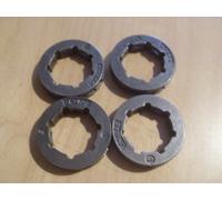 4 X Pignone Catena Anello di Ricambio Wechselritzel 7 Denti 3/8 1,5 MM (