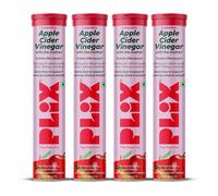 4 x Plix L-Carnitina ACV Effervescente 60 Tabs Supporto Livello di Energia e ...