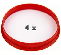 4 x pneugo! Anelli di centraggio per cerchi in alluminio 65.1 mm - 63.4 mm