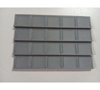 4 x Ponte travi laterali per modellismo ferroviario singolo ponte OO N TT120 Gauge (N Gauge)