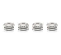 4 x punte Viablue TRI argento 50072 carico 200 kg per set nero