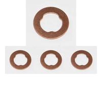 4 x Rondella dell'iniettore ELRING per BMW, MERCEDES-BENZ, OPEL, SUZUKI 3