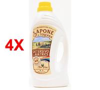 4 X Sapone Di Toscana Detersivo Liquido Bucato Lavatrice Per Capi Colorati - Pr