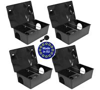 4 x Scatola per esche Topo Regalo multi Ratto Controllo Petigi