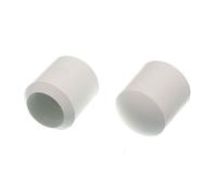 4 X Sedia Ghiera Gomma Bianca Proteggipavimento Bastone Ends 16mm Onestopdiy New