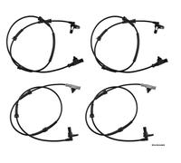 4 X Sensore Di Velocità Ruota ABS per Land Rover Range 2005 + Hca / LR / 028ab
