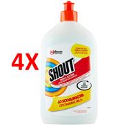 4 X Shout Lo Sciogli Macchia 500 Ml Rimuovi Macchie Smacchiatore