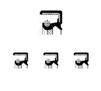 4 x Simering paraolio albero a camme CORTECO per LEXUS, TOYOTA AURIS