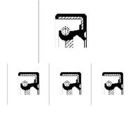 4 x Simering paraolio albero a camme CORTECO per SUBARU FORESTER I