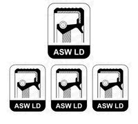 4 x Simering paraolio albero a camme ELRING per CATERHAM, FSO, KIA