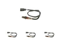 4 x Sonda lambda BOSCH per AUDI, CADILLAC, CHEVROLET, SEAT, SKODA, VW A4