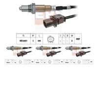 4 x Sonda lambda EPS per AUDI, CADILLAC, CITRON, DS, FIAT, FORD, HYUNDAI