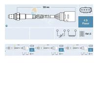 4 x Sonda lambda FAE per AUDI, SEAT, SKODA, VW A3 8L, BORA, BORA 1, BORA