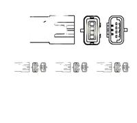4 x Sonda lambda MAGNETI MARELLI per DACIA, RENAULT KANGOO, KANGOO I, LOGAN