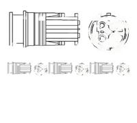 4 x Sonda lambda MAGNETI MARELLI per MERCEDES-BENZ CLK (C208), CLK