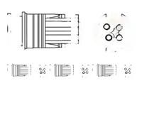 4 x Sonda lambda MAGNETI MARELLI per MERCEDES-BENZ CLK (C208), CLK (C209)