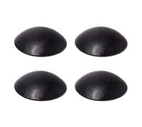 4 x sossai® respingenti/paracolpi/fermaporta da pareti autoadesivi | SPOT | Ø: 60 mm | Colore: Nero | Protezione per porte e pareti