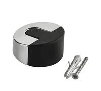 4 x SOTECH Fermaporta a Pavimento JEAN Cromo lucido Ø 45 mm Altezza 45 mm Fermaporta per Montaggio a pavimento