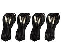 4 x Soundlab 6 m cavo microfono XLR
