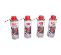 4 X Spray Catena Professionale Lubrificante Secco PDL6170 200ml Lattina