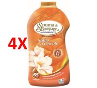 4 X Spuma Di Sciampagna Ammorbidente Concentrato - Profumazione Soffio D'orient