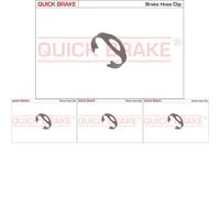 4 x Supporto tubo freno QUICK BRAKE