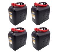 4 X Tanica Benzina 20L Carburante Tanica di Scorta Plastica Diesel Benzina Olio