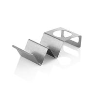 4 x taxi per taccuino Steel & Style Heritage con 2 ripiani, 24 x 10 x 5 cm, acciaio al nichel cromato 18/8