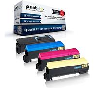 4 X Toner Compatibili per Kyocera Ecosys Ecosys P 7035 CDN FSC 5400 DN TK 570 tk570 TK 570 NERO BLU ROSSO GIALLO - Office Print Serie