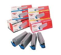 4 X Toner Original OKI C7000 C7200 C7400 C2 / 41304212 41304211 - 41304209 SET