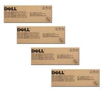 4 X Toner Originale Dell 2145 2145cn / Alta Capacità K757K M803K P587K R717J Neu