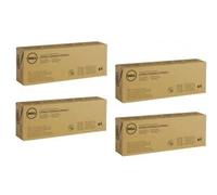 4 X Toner Originale DELL C3760N C3760DN C3765DNF / XXL 86W6H 1M4KP XKGF MD8G4
