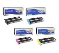 4 X Toner Originale Epson Aculaser C2600 DN Multicolore SET 20000 pag