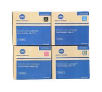 4 X Toner Originale Konica Bizhub C3100 P / DEVELOP Ineo +3100P / TNP50 KCMY SET