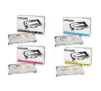 4 X Toner Originale Lexmark C510 C510N/20K1400 20K1401 20K1402 20K1403 Set