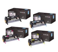 4 X Toner Originale Lexmark X560 X560n X560dn/X560H2KG - X560H2YG Alta Capacità