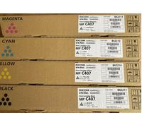 4 X Toner Originale Ricoh Aficio Mp C407 C407SPF/842211 842212 842213 842214
