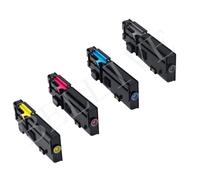 4 X Toner per Dell C2660dn C2665dnf 593-BBBU 593-BBBT 593-BBBS 593-BBBR BL