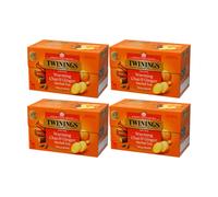 4 x Twinings Chai tisana allo zenzero 20 bustine speziate senza caffeina