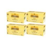 4 x Twinings Earl Grey Tea 25 bustine di tè nero bergamotto classico