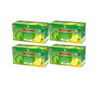 4 x Twinings tè verde biologico limone 25 bustine di tisana agli agrumi