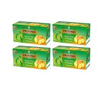 4 x Twinings tè verde zenzero 25 bustine di tè verde citronella