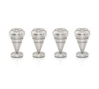 4 X Viablue HS Spikes Silver 50042 Regolabile Capacità 100Kg Per Set