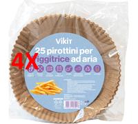 4 X Vikit 25 Pirottini Con Diametro 20 Centimetri E 4 Centimetri Di Altezza Per