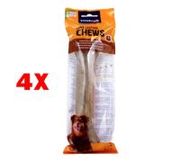 4 X Vitakraft Chews Osso 22 Cm 180 Grammi Per Cane Long Lasting