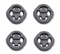 4 X VW Golf Mk1 Mk2 Scarico Gomma Appendiabiti Set Polo Jetta Scirocco Supporto